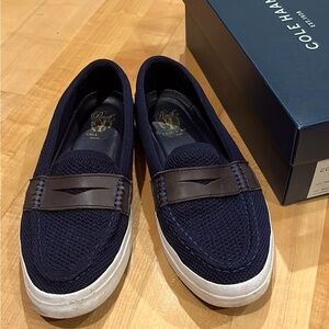 Cole Haan Women's Pinch Weekender LX Loafer with Stitchlite, Navy, Size 10